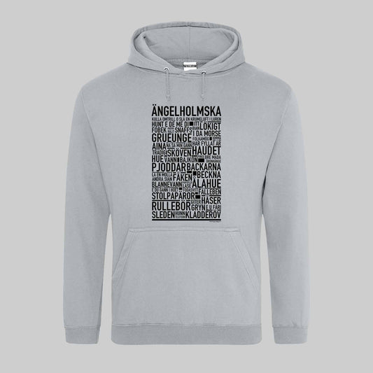 Ängelholmska Dialekt Text Hoodie