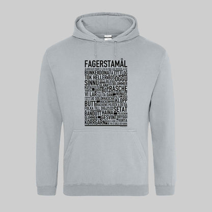 Fagerstamål Dialekt Text Hoodie