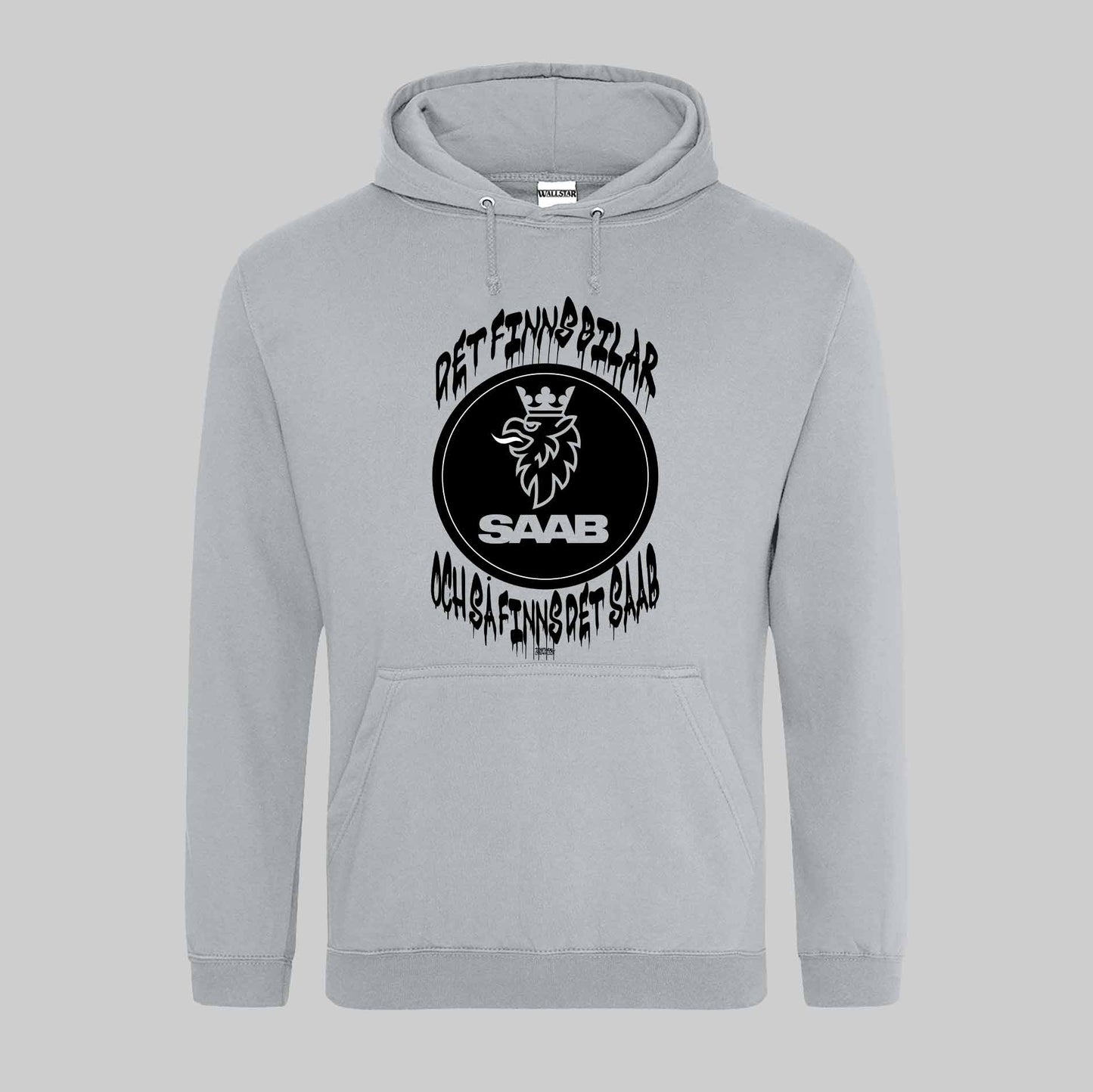 Saab Bilar Text Hoodie