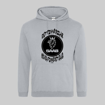 Saab Bilar Text Hoodie