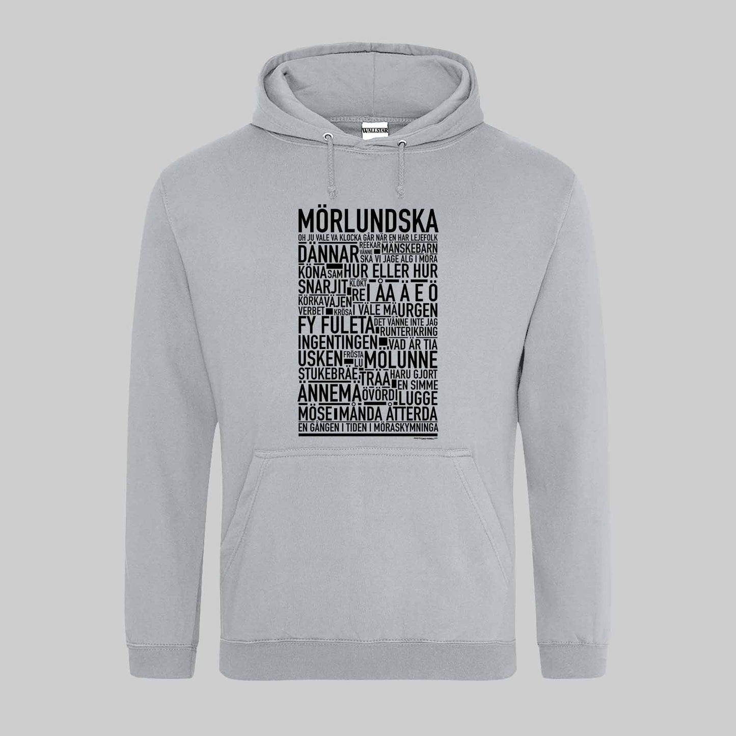 Mörlundska Dialekt Text Hoodie