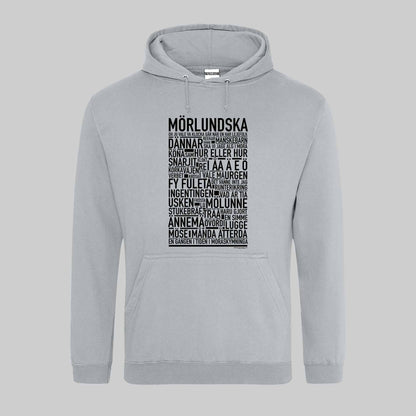 Mörlundska Dialekt Text Hoodie