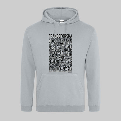 Frändeforska Dialekt Text Hoodie
