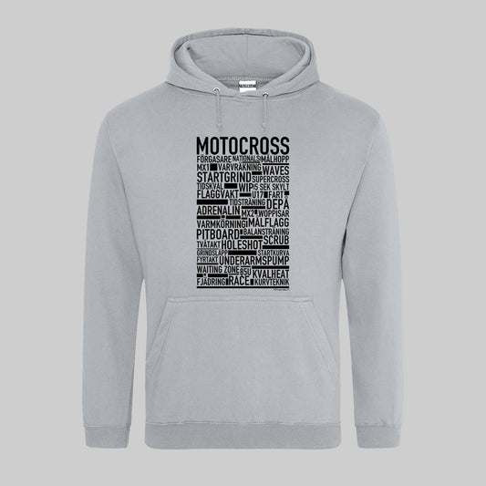 Motocross Text Hoodie