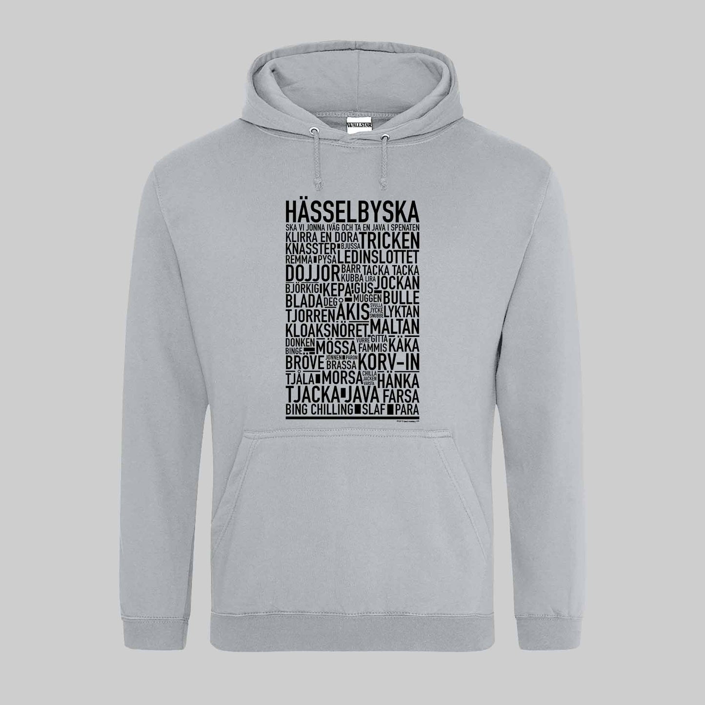Hässelbyska Dialekt Text Hoodie