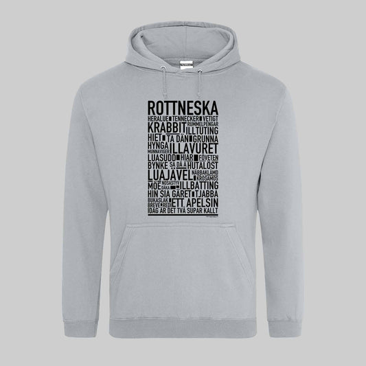 Rottneska Dialekt Text Hoodie