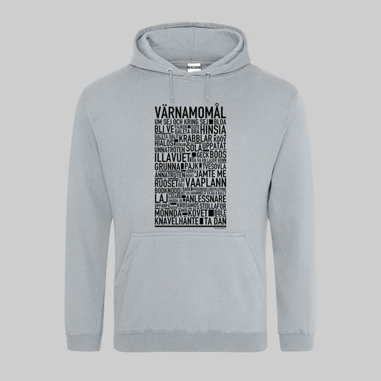 Värnamomål Dialekt Text Hoodie