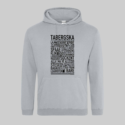 Tabergska Dialekt Text Hoodie