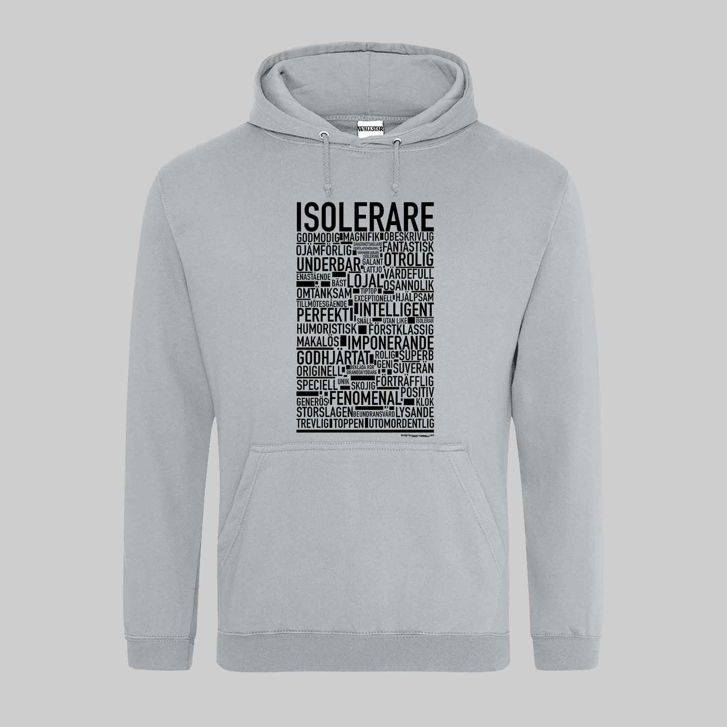 Isolerare Text Hoodie