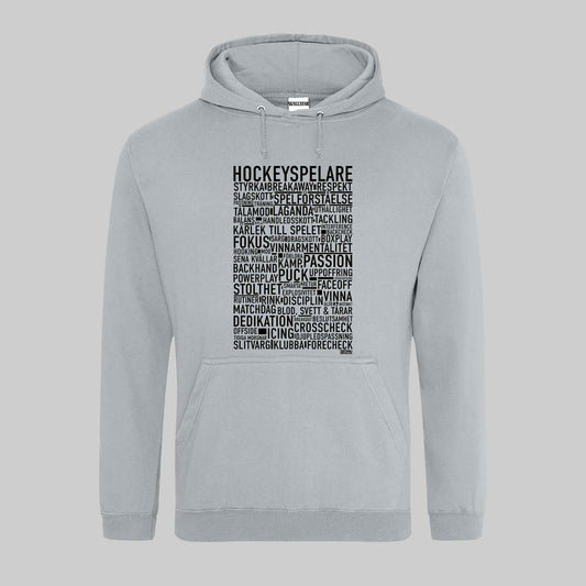 Hockeyspelare Text Hoodie