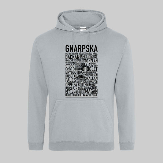 Gnarpska Dialekt Text Hoodie