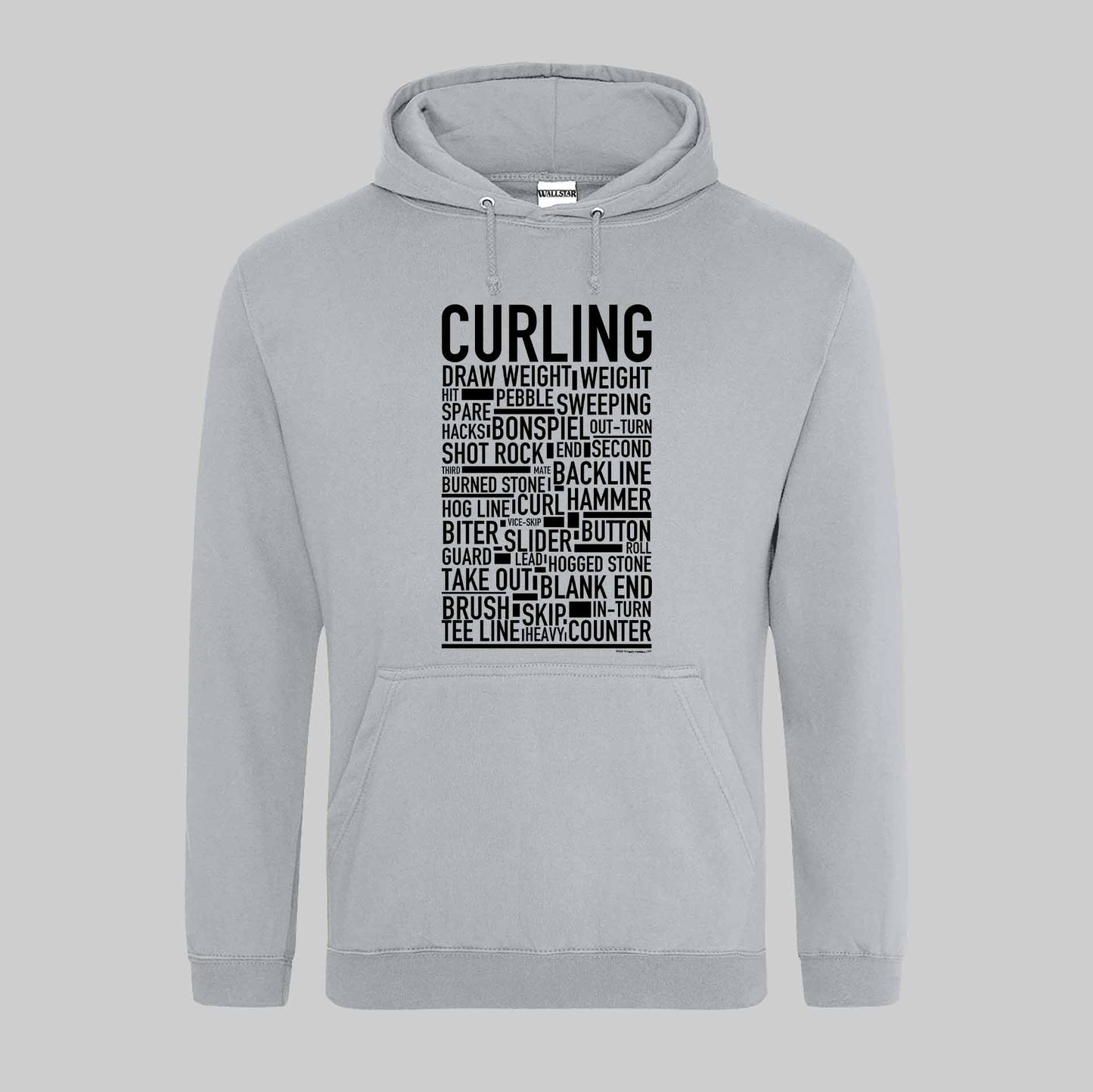 Curling Text Hoodie