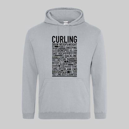 Curling Text Hoodie