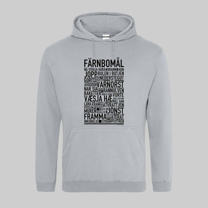 Färnbomål Dialekt Text Hoodie