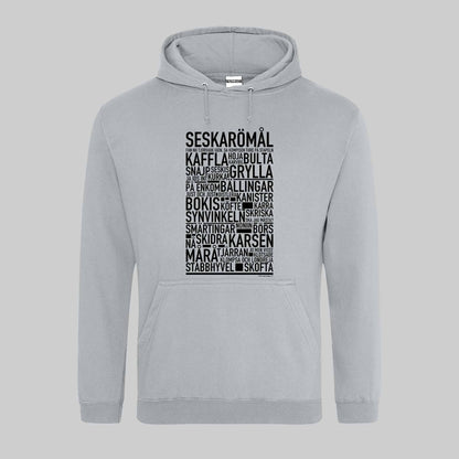 Seskarömål Dialekt Text Hoodie