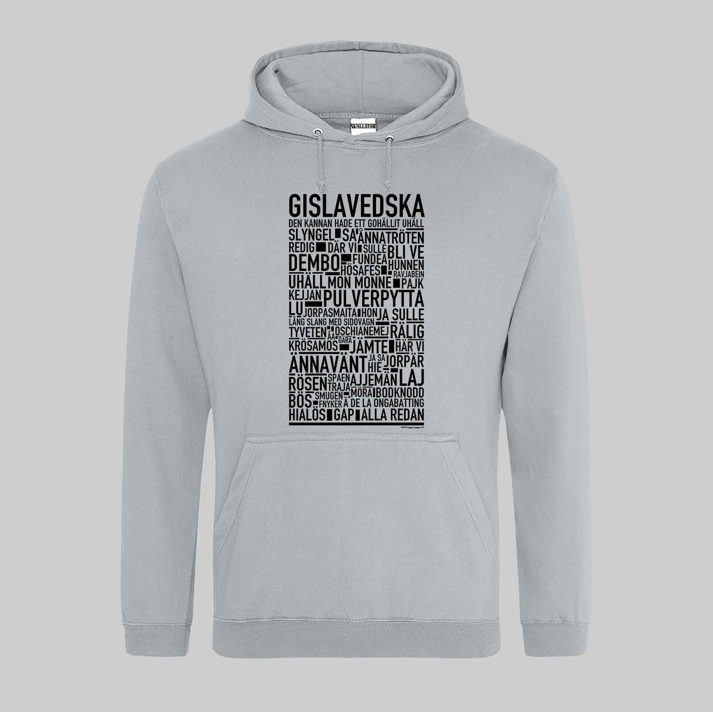 Gislavedska Dialekt Text Hoodie