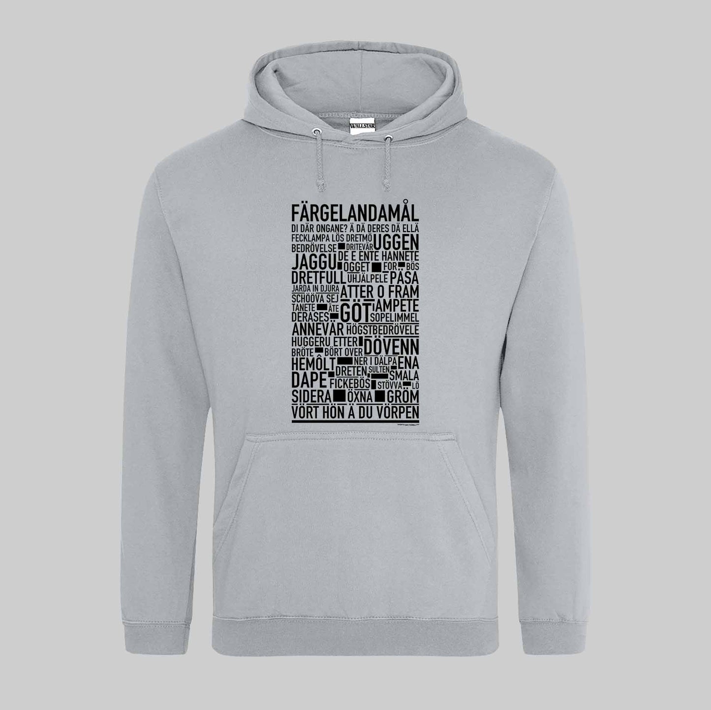 Färgelandamål Dialekt Text Hoodie