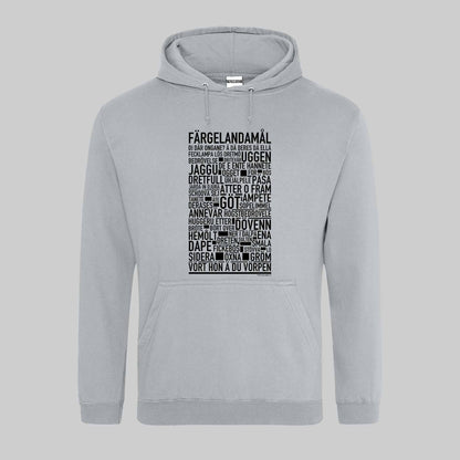 Färgelandamål Dialekt Text Hoodie