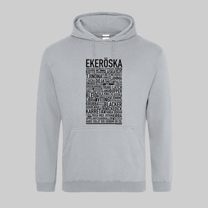 Ekeröska Dialekt Text Hoodie