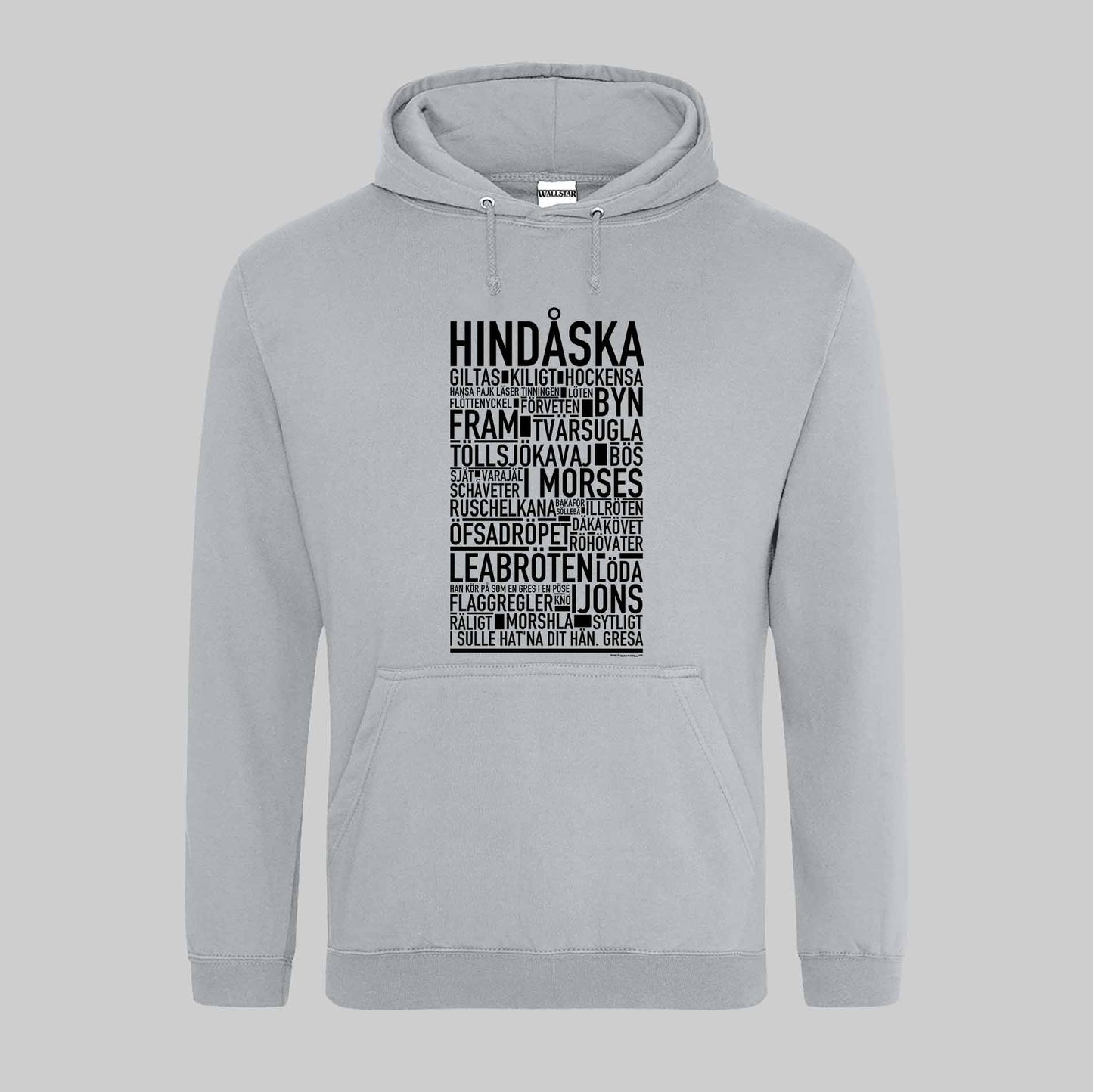 Hindåska Dialekt Text Hoodie