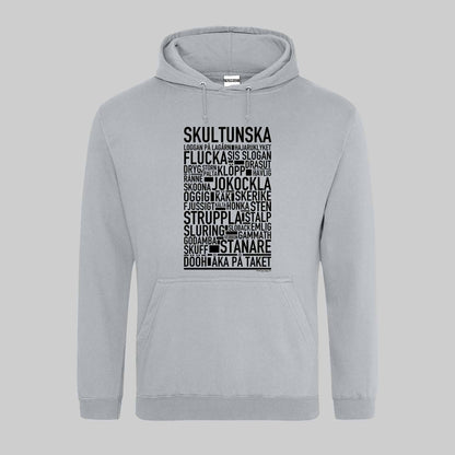 Skultunska Dialekt Text Hoodie