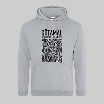 Götamål Dialekt Text Hoodie