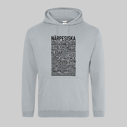 Närpesiska Dialekt Text Hoodie
