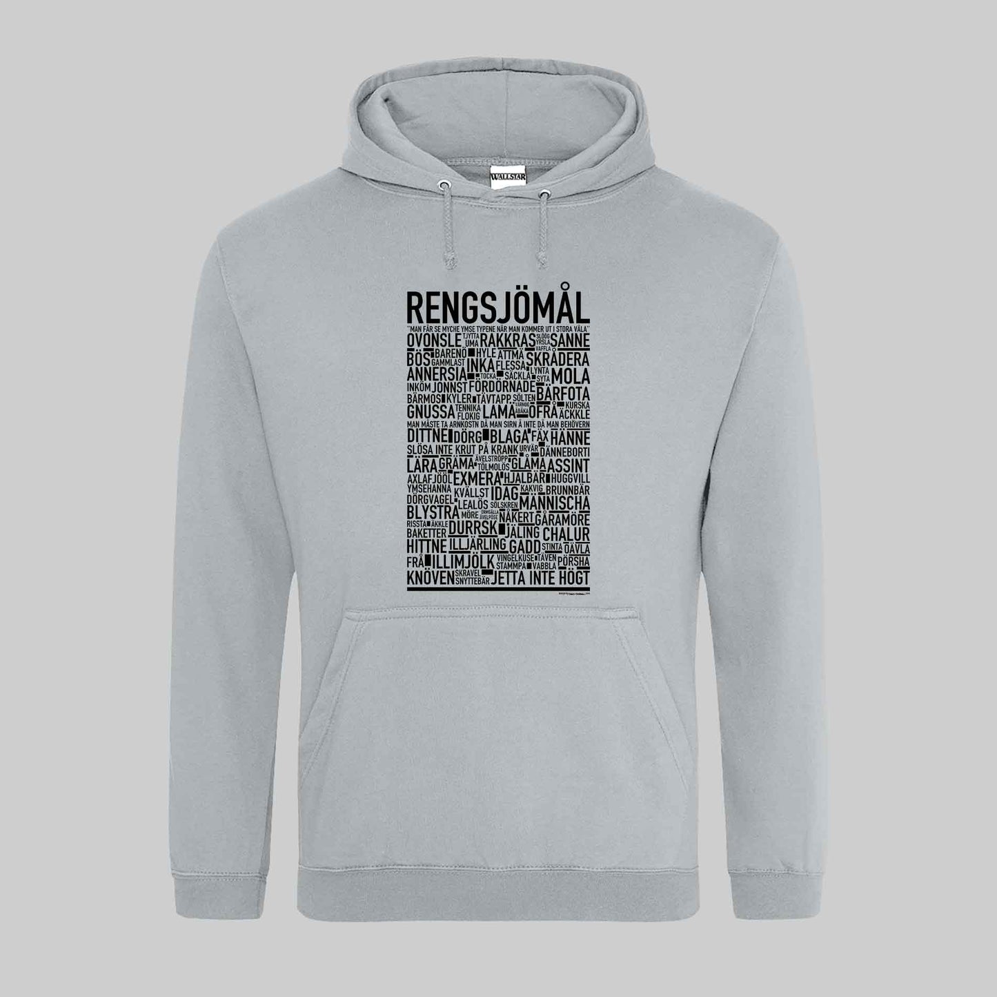 Regnsjömål Dialekt Text Hoodie