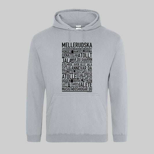 Mellerudska Dialekt Text Hoodie