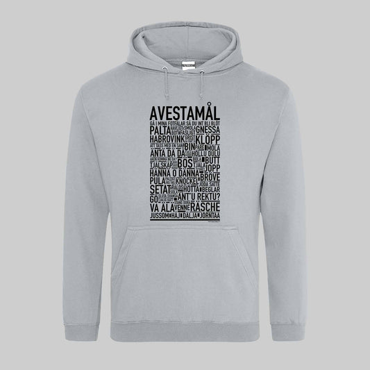 Avestamål Dialekt Text Hoodie