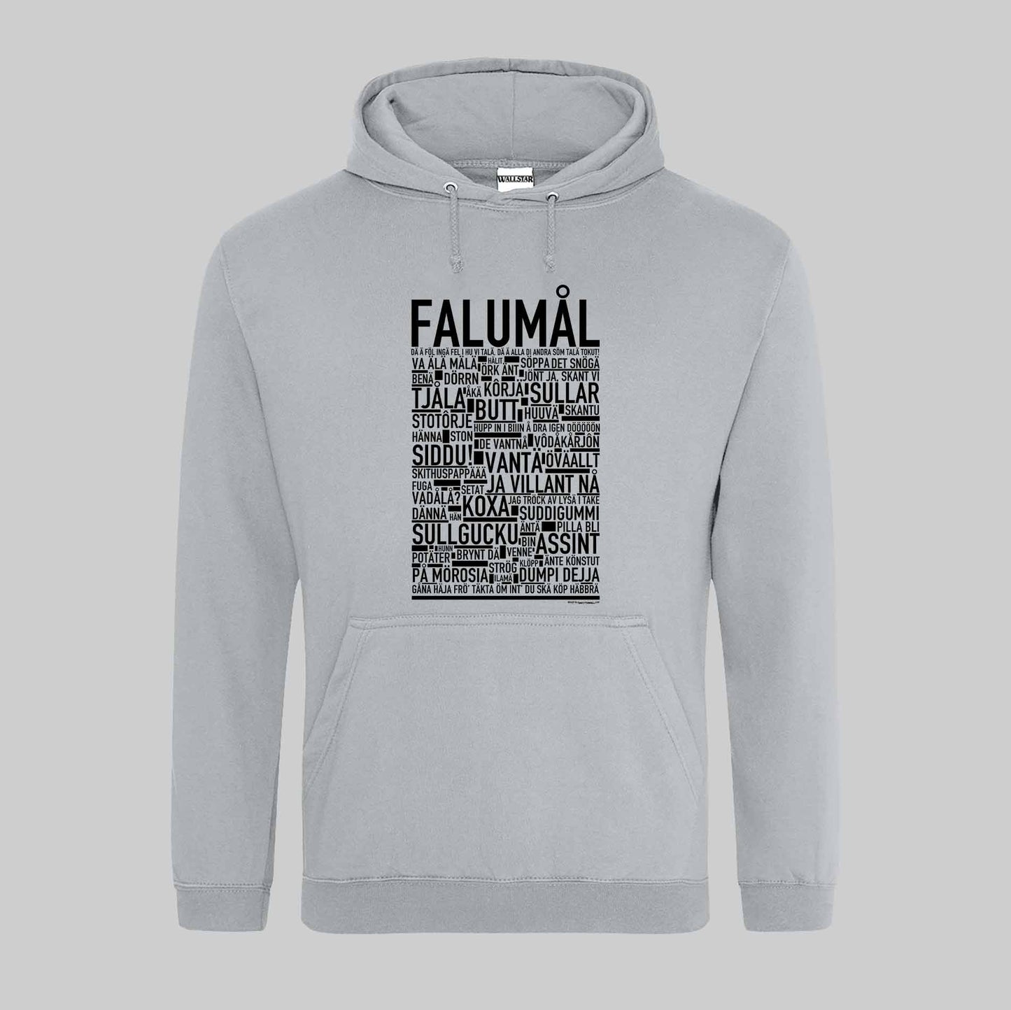 Falumål Dialekt Text Hoodie