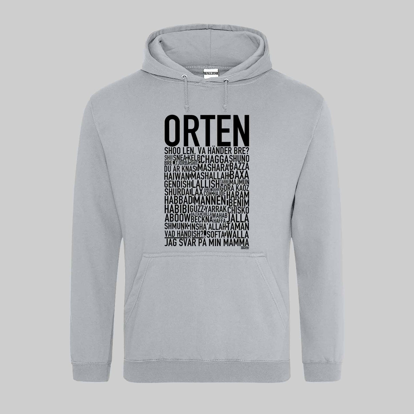 Orten Dialekt Text Hoodie