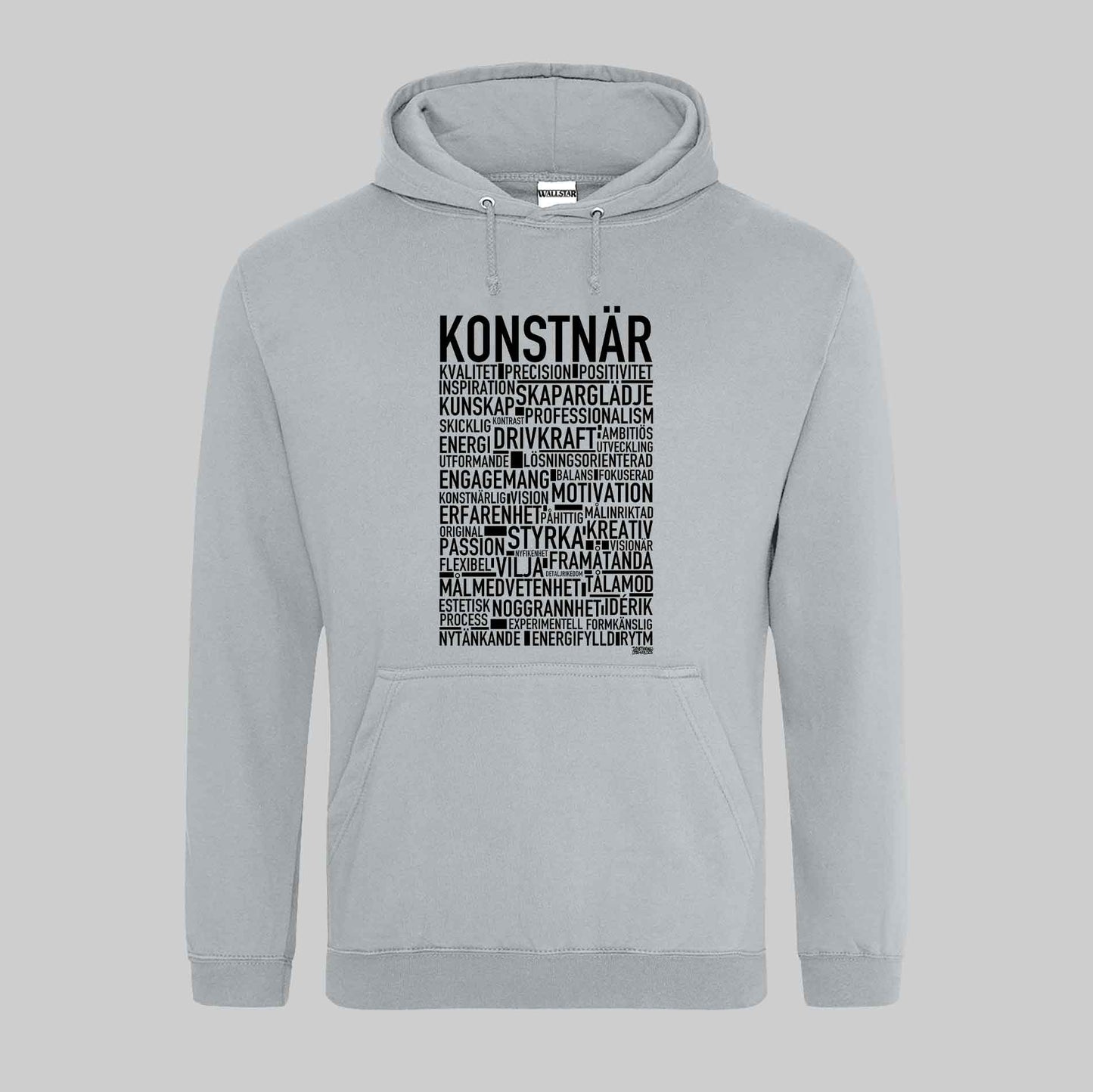 Konstnär Text Hoodie