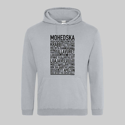 Mohedska Dialekt Text Hoodie