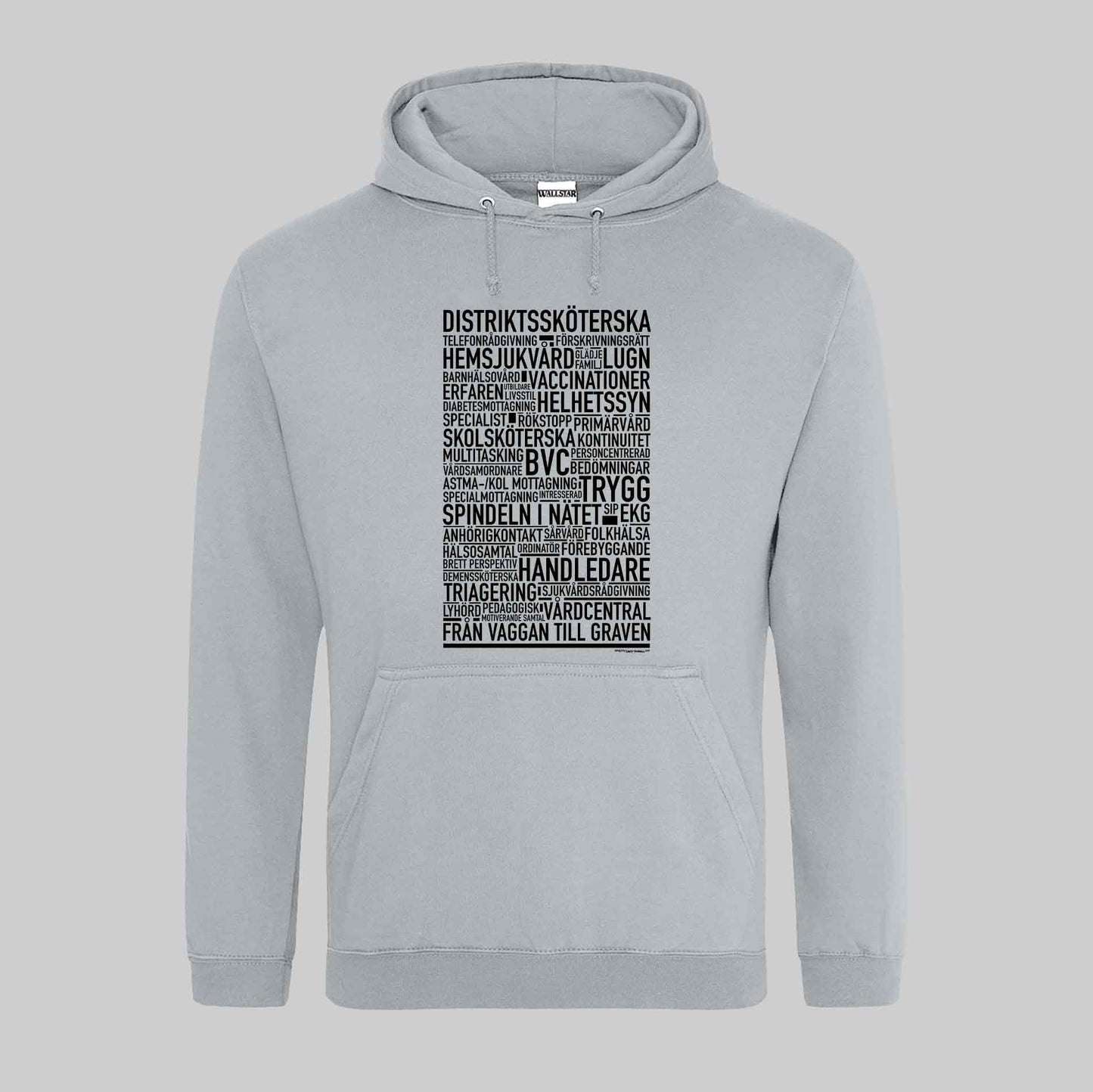 Distriktssköterska Text Hoodie