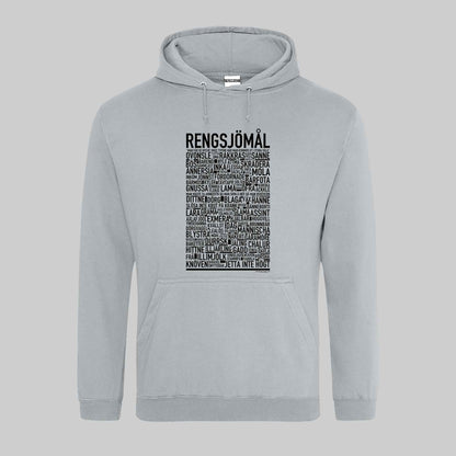 Regnsjömål Dialekt Text Hoodie