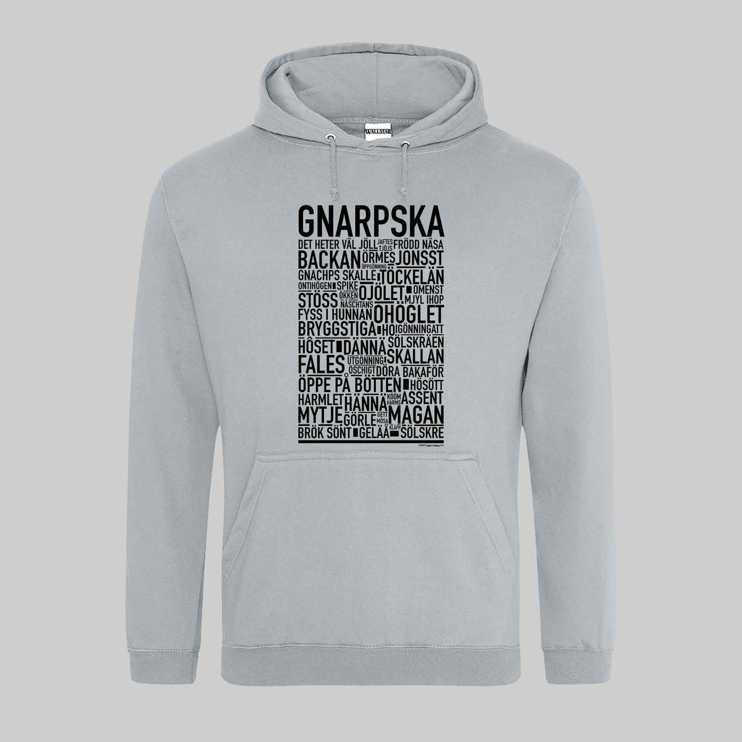 Gnarpska Dialekt Text Hoodie