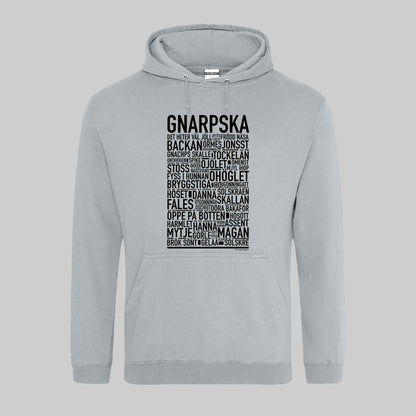 Gnarpska Dialekt Text Hoodie