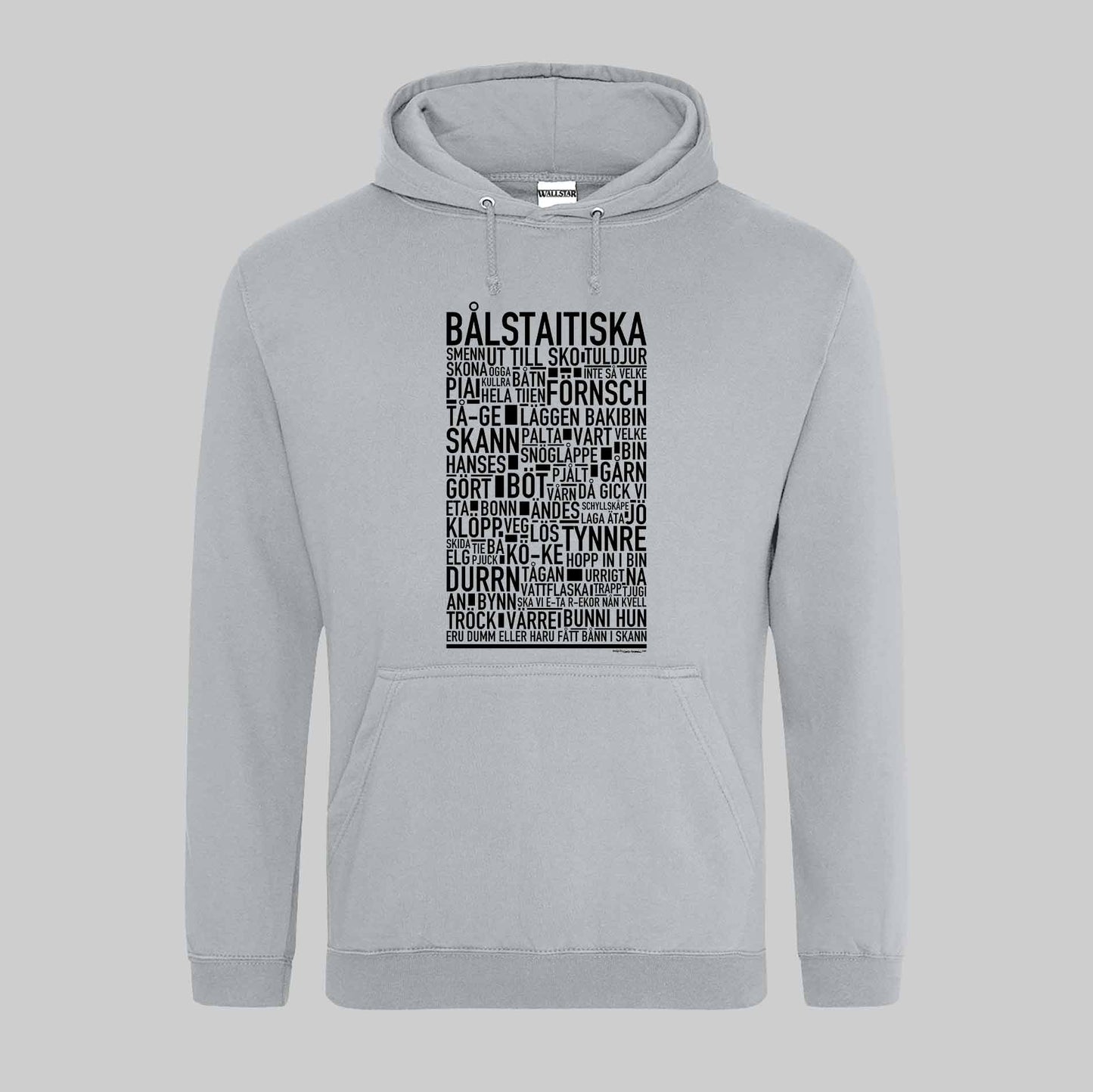 Bålstaitiska Dialekt Text Hoodie