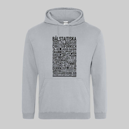 Bålstaitiska Dialekt Text Hoodie