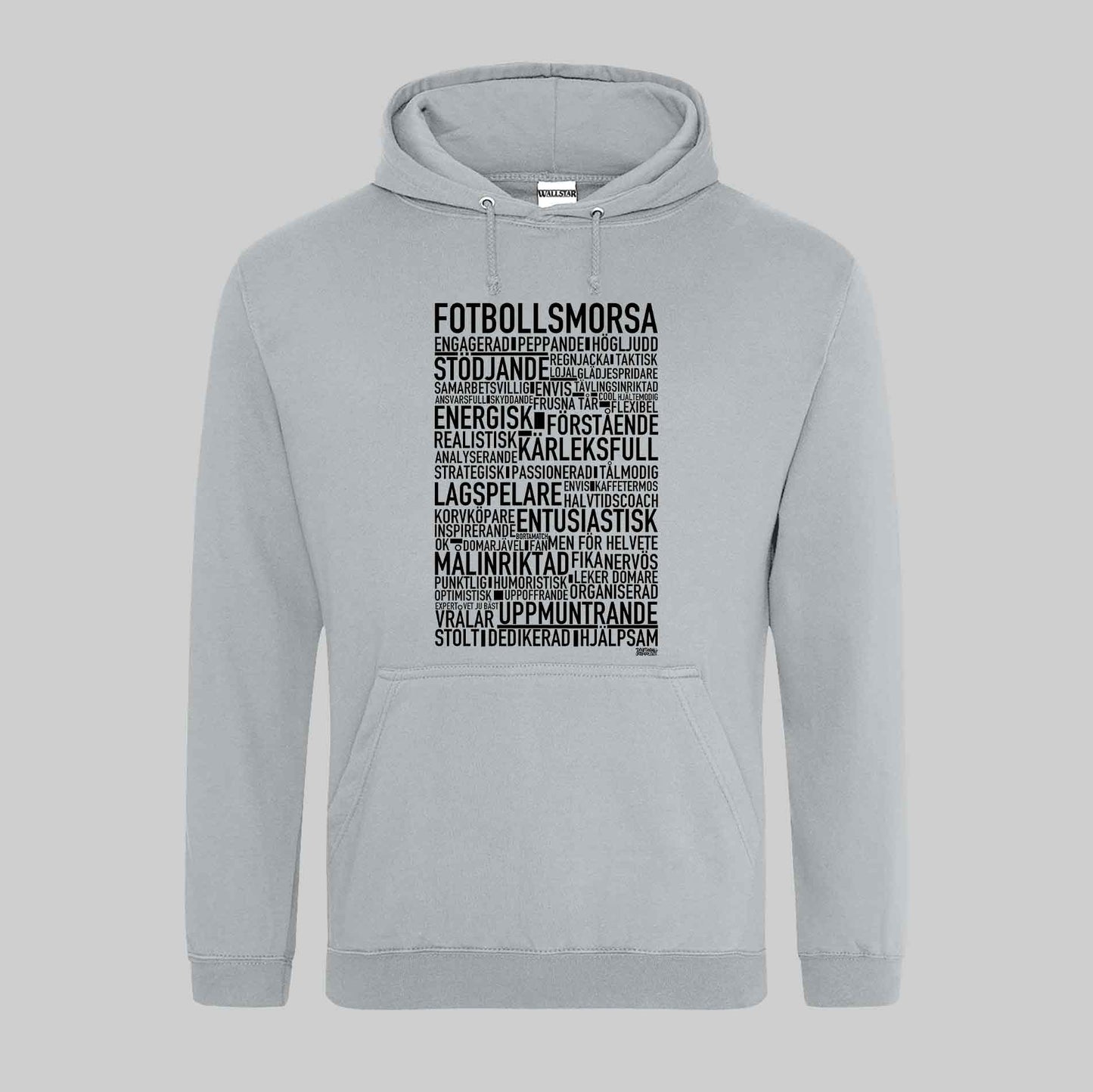 Fotbollsmorsa Text Hoodie