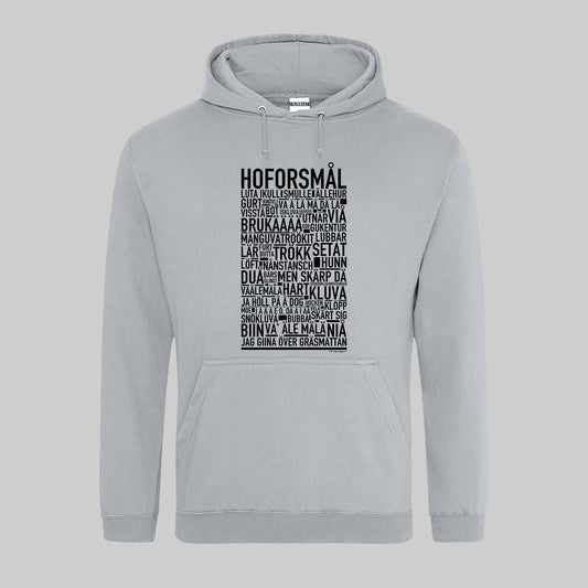 Hoforsmål Dialekt Text Hoodie