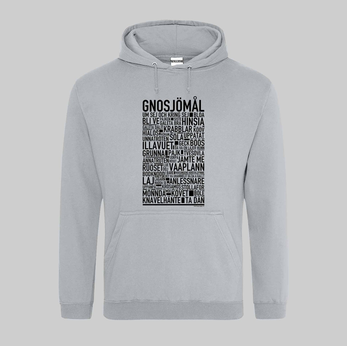Gnosjömål Dialekt Text Hoodie
