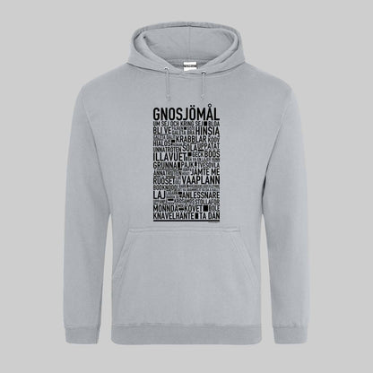 Gnosjömål Dialekt Text Hoodie