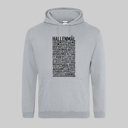Hallenmål Dialekt Text Hoodie