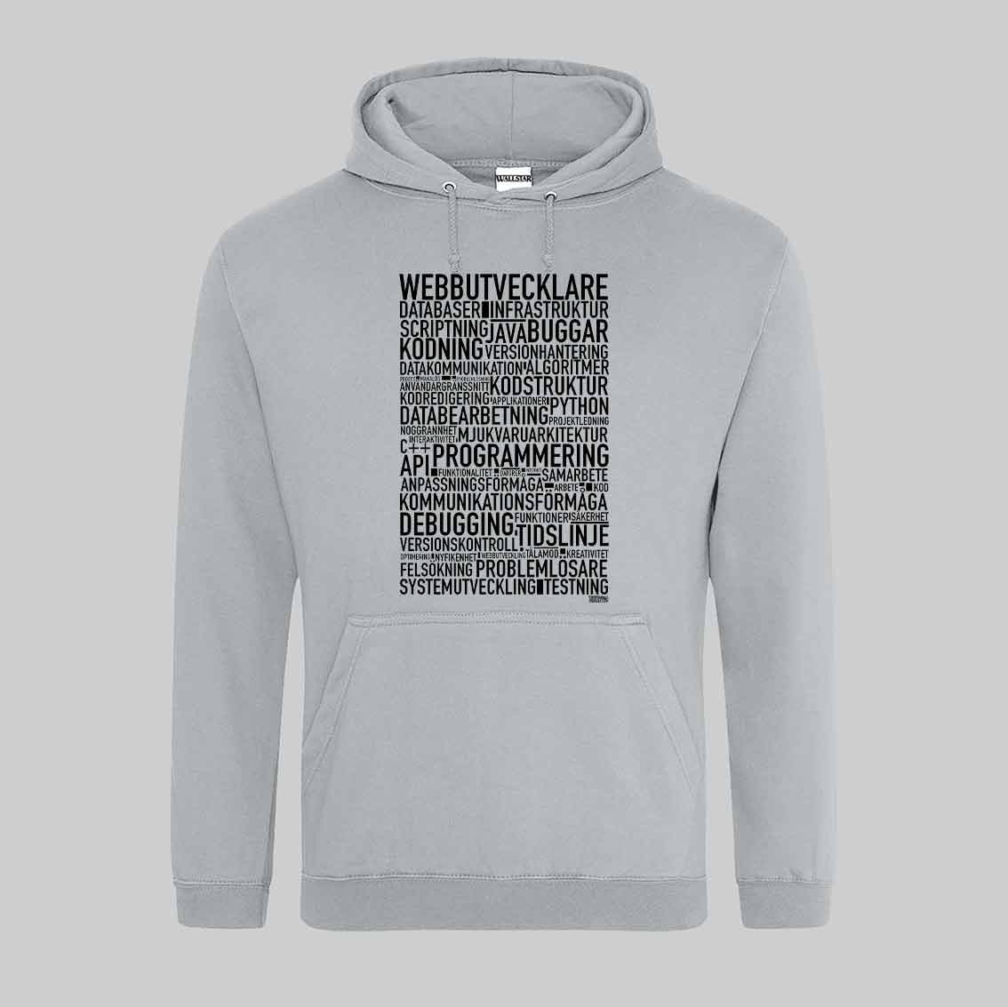 Webbutvecklare Text Hoodie