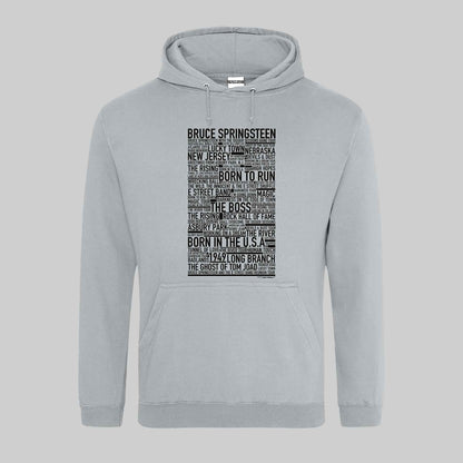 Bruce Springsteen Text Hoodie