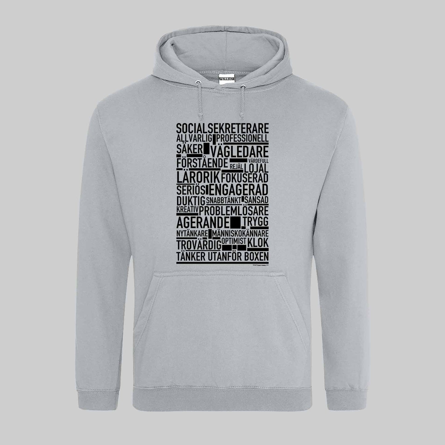 Socialsekreterare Text Hoodie