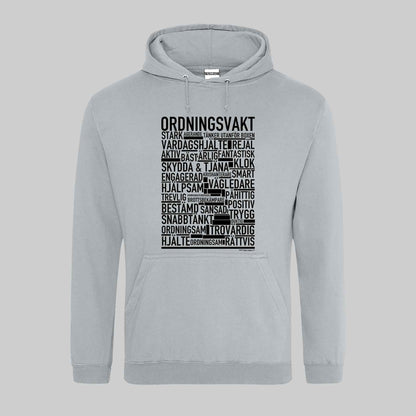 Ordningsvakt Text Hoodie