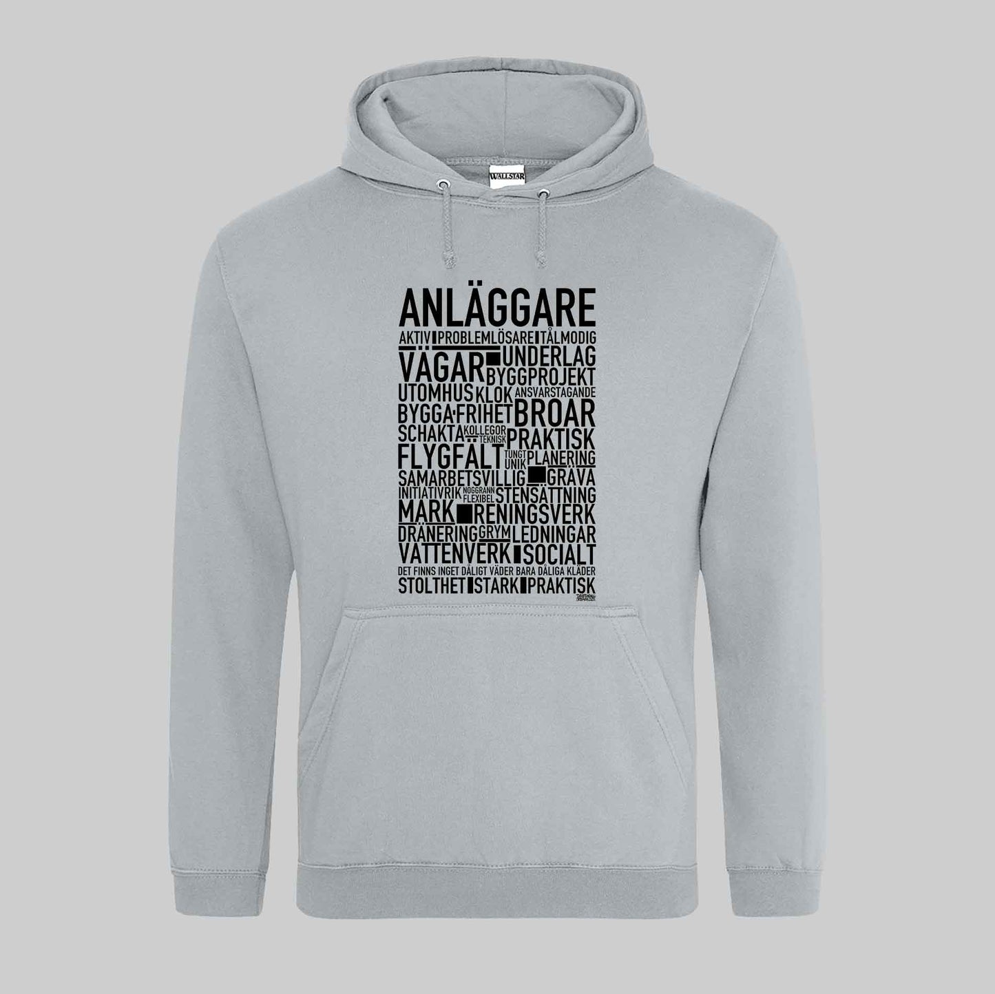Anläggare Text Hoodie